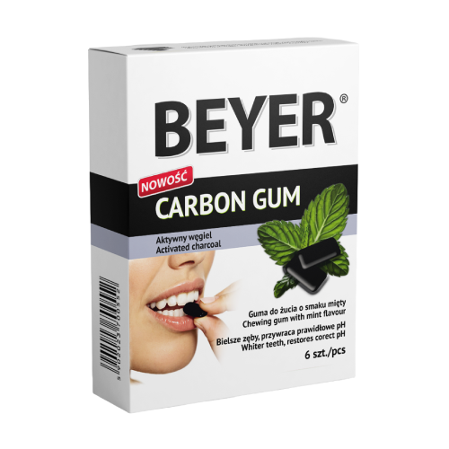 Carbon – дъвчащи гумени бонбони с активен въглен