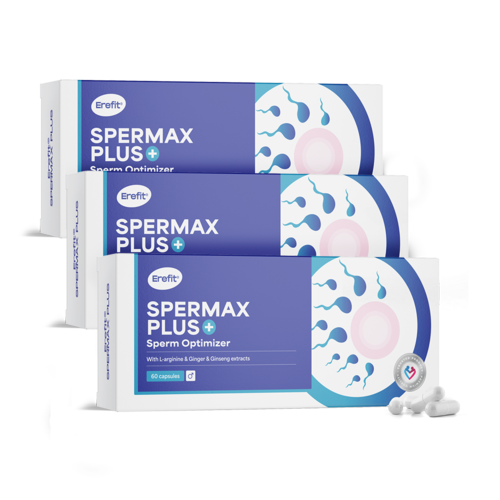 3x SpermaX Plus – подкрепа на спермата, общо 180 капсули
