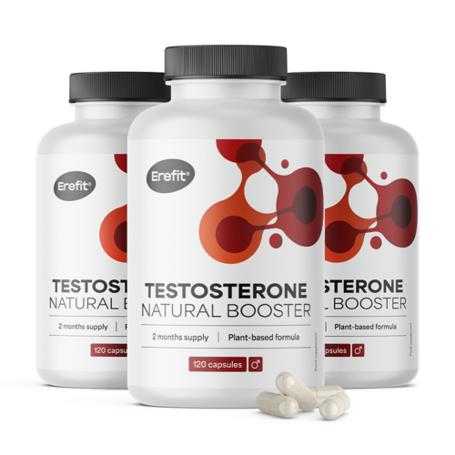 3x Testosterone – Natural Booster, общо 360 капсули