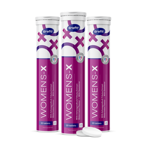 3x Womens-X – ефервесцентни таблетки за жени, общо 60 ефервесцентни таблетки
