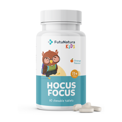 HOCUS FOCUS за деца, 60 дъвчащи таблетки