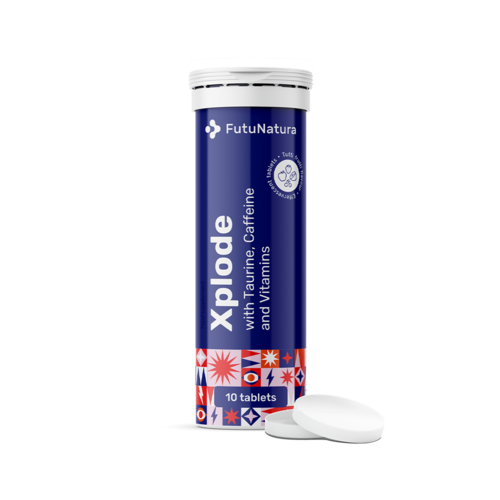 Xplode – ефервесцентни таблетки, 10 ефервесцентни таблетки