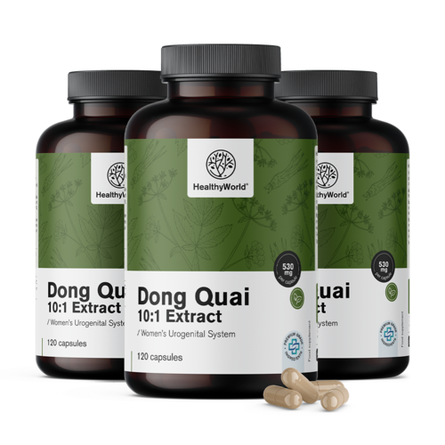 3x Китайска ангелика – Dong Quai 530 мг, общо 360 капсули