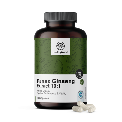 Panax Ginseng 300 мг - екстракт от женшен 10:1, 180 капсули