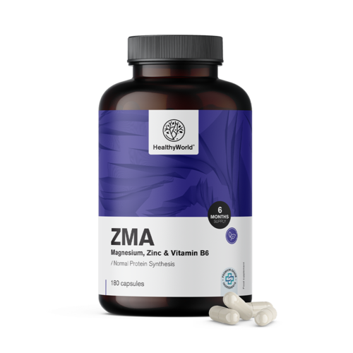 ZMA – магнезий, цинк и B6, 180 капсули