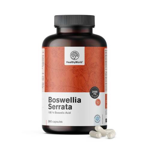 Босвелия (Boswellia Serrata) – 85% босвелиева киселина, 360 капсули