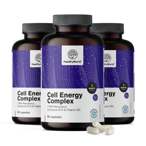 3x Cell Energy – комплекс за енергийния метаболизъм, skupaj 270 kapsul