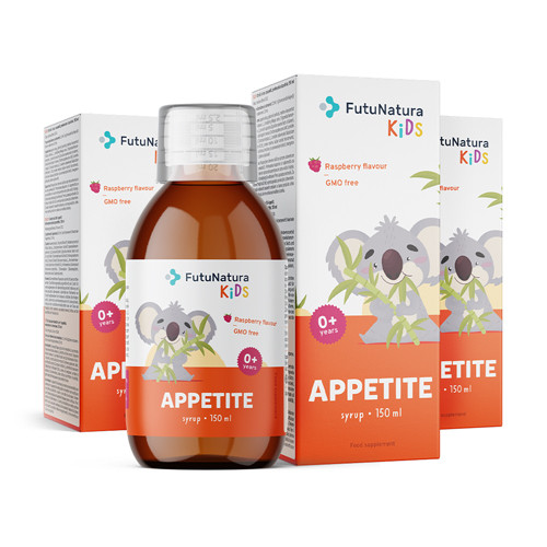 3x APPETITE - сироп за деца за апетит, общо 450 мл - FutuNatura.bg