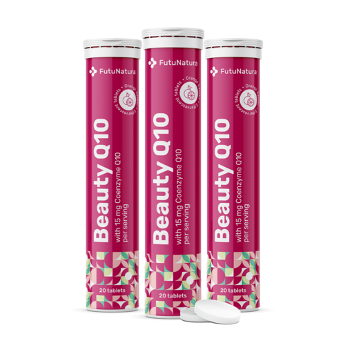 3x Beauty Q10 – ефервесцентни таблетки, общо 60 ефервесцентни таблетки