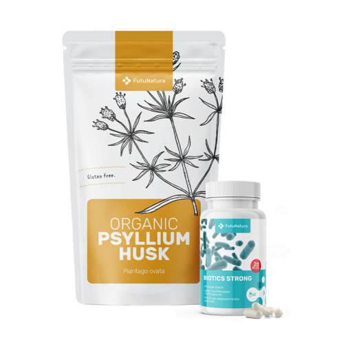 Добро храносмилане: Biotics Strong + БИО Псилиум, комплект