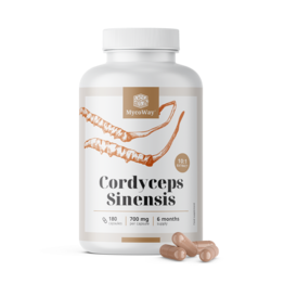 Cordyceps sinensis 1400 мг – екстракт 10:1, 180 капсули