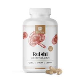 Рейши 1950 мг - екстракт 5:1, 180 капсули