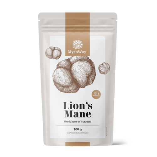 Игловиден корал (лъвска грива) - екстракт 12:1, 100 г