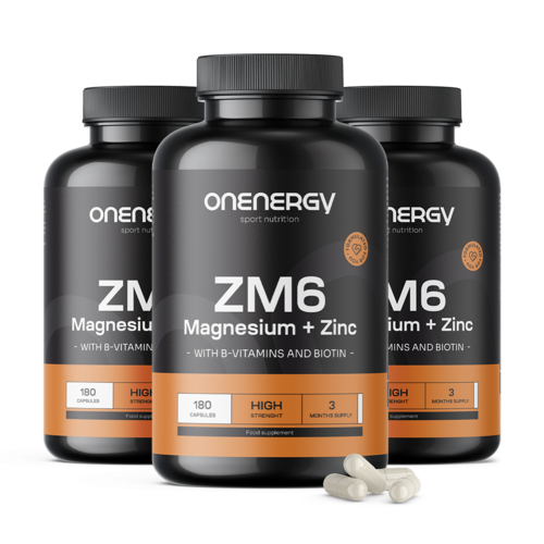 3x ZM6 – Магнезий с цинк, общо 540 капсули