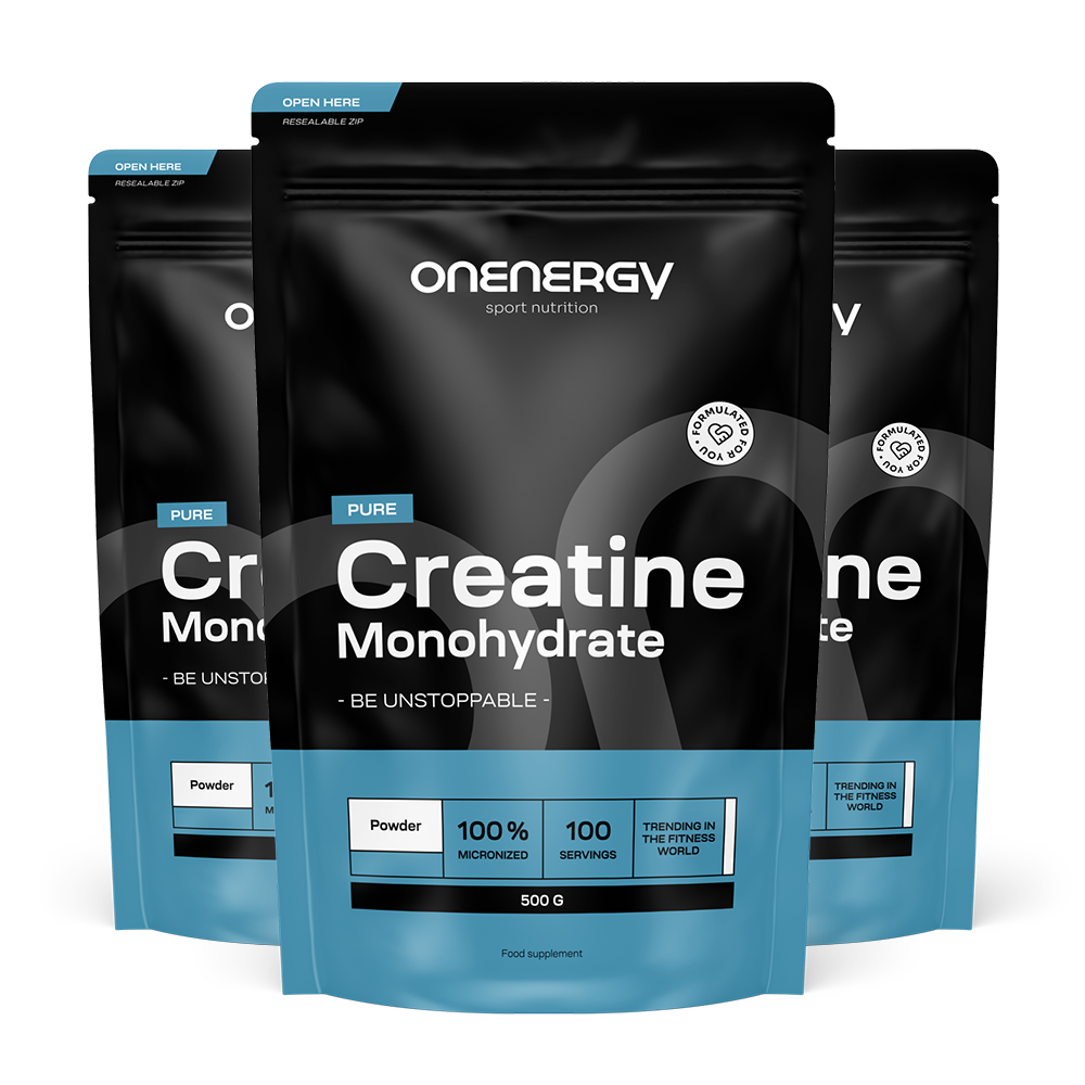 100 % kreatin monohidrat v prahu