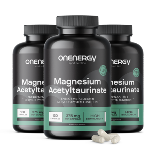 3x Магнезиев ацетилтауринат, общо 360 капсули