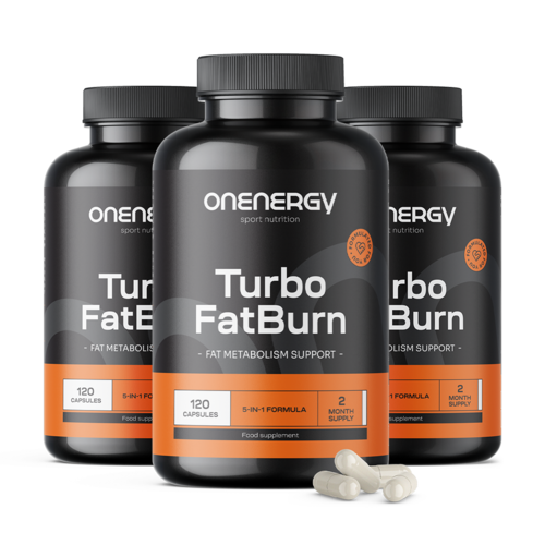 3x Turbo FatBurn, общо 360 капсули