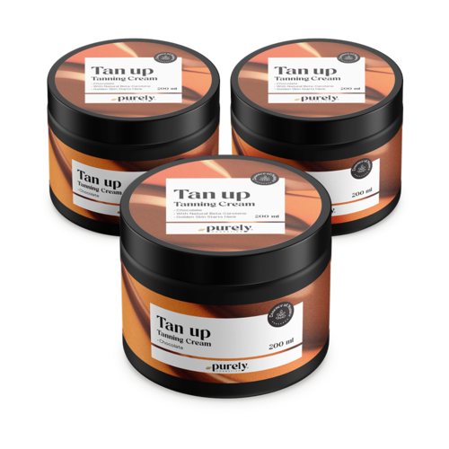 3x Tan up крем за тен – chocolate, общо 600 мл