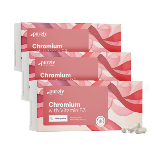 3x Хром 200 µg, общо 180 капсули