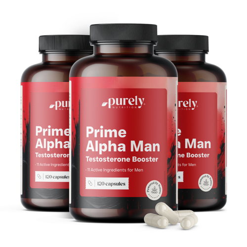 3x Prime Alpha Man - за нивата на тестостерон в кръвта, общо 360 капсули