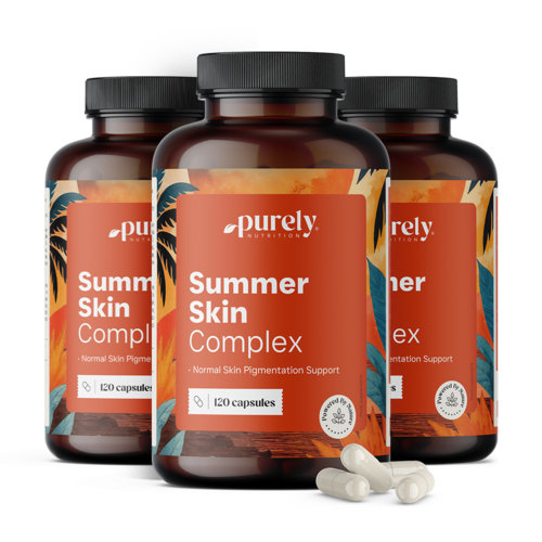 3x Summer Skin Complex – формула с 10 активни съставки, общо 360 капсули