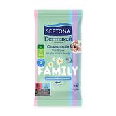 Бебешки мокри кърпички Dermasoft, 12 кърпички