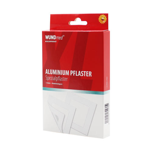 Пластири с алуминий 75х75мм, 3 броя